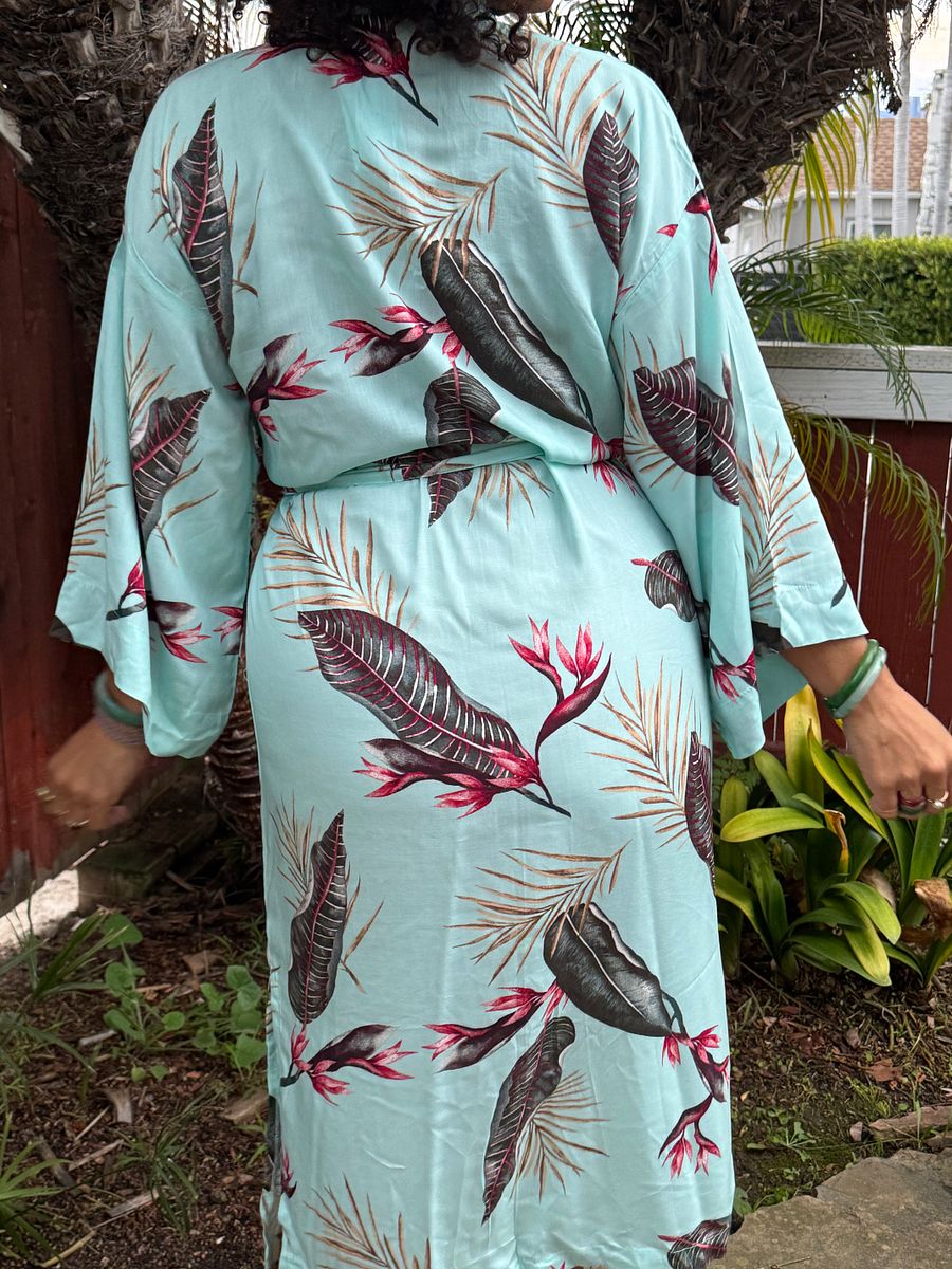 Teal Paradise Kimono product image (3)