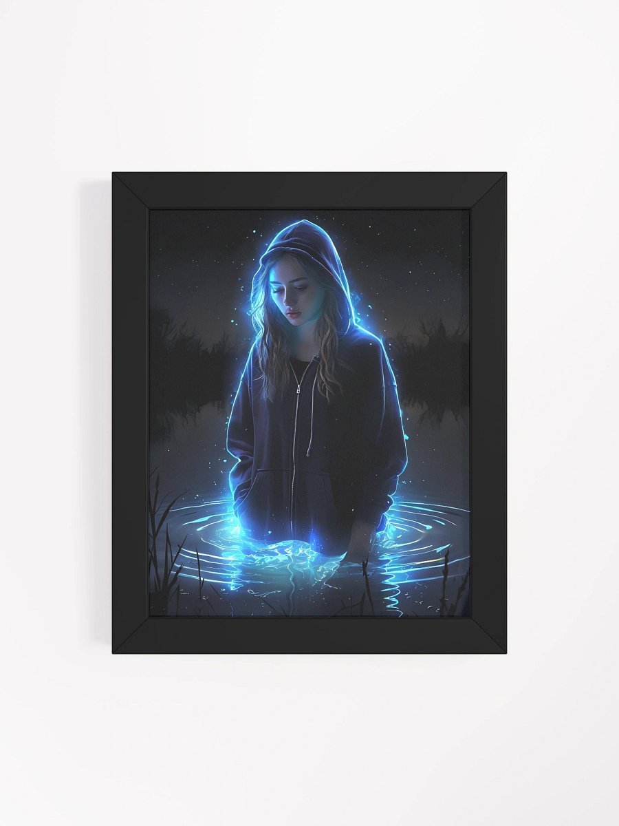 Ethereal Glow Hoodie Framed Poster product image (5)