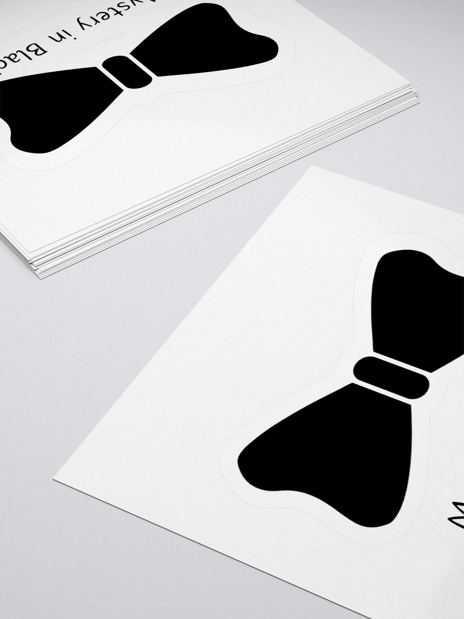 Mystery in Black kiss cut sticker 012 product image (2)