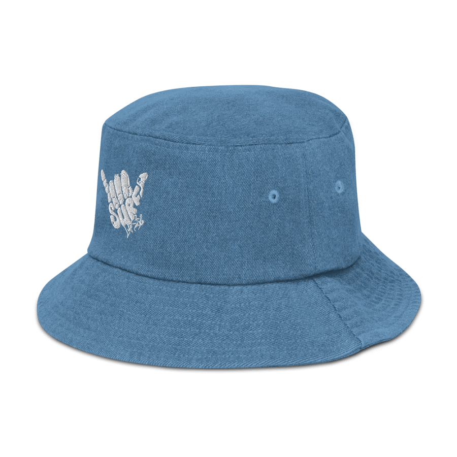 Shaka Surf Life Style Embroidery Denim Bucket Hat product image (4)