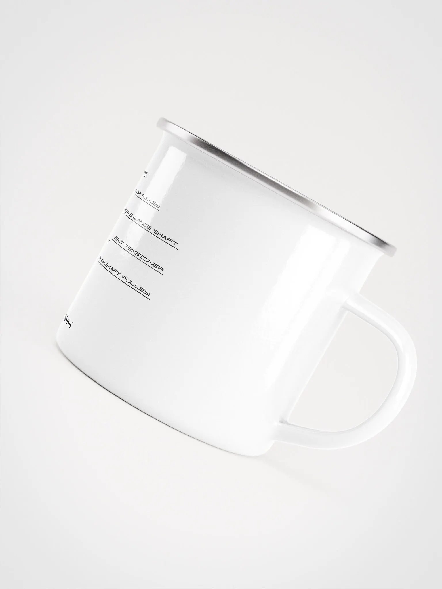 Anatomy of a 944 - 12oz. Enamel Mug product image (5)