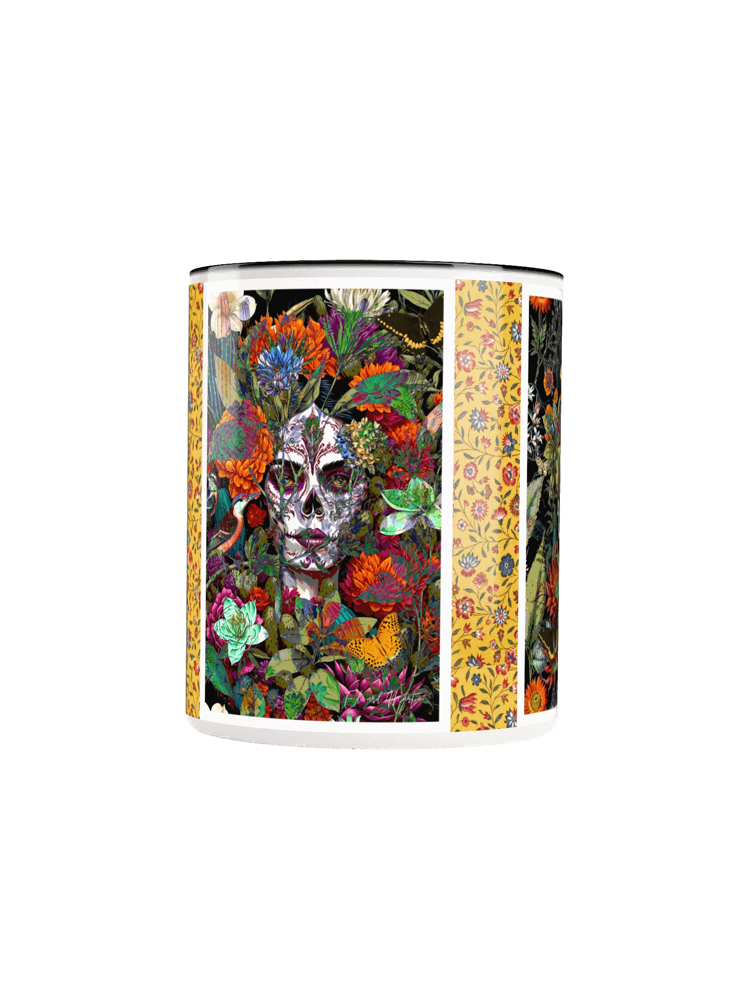 Floral Skulls Ceramic Mug product image (67)