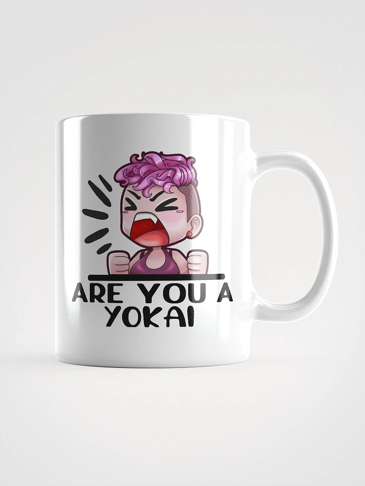ARE YOU A YOKAI Coffee Mug (Black Lettering) product image (1)