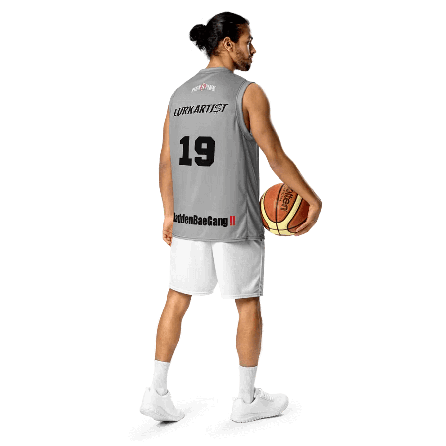 Madden Bae Jersey 👨‍🎨 (Gray + Black Logo) product image (4)