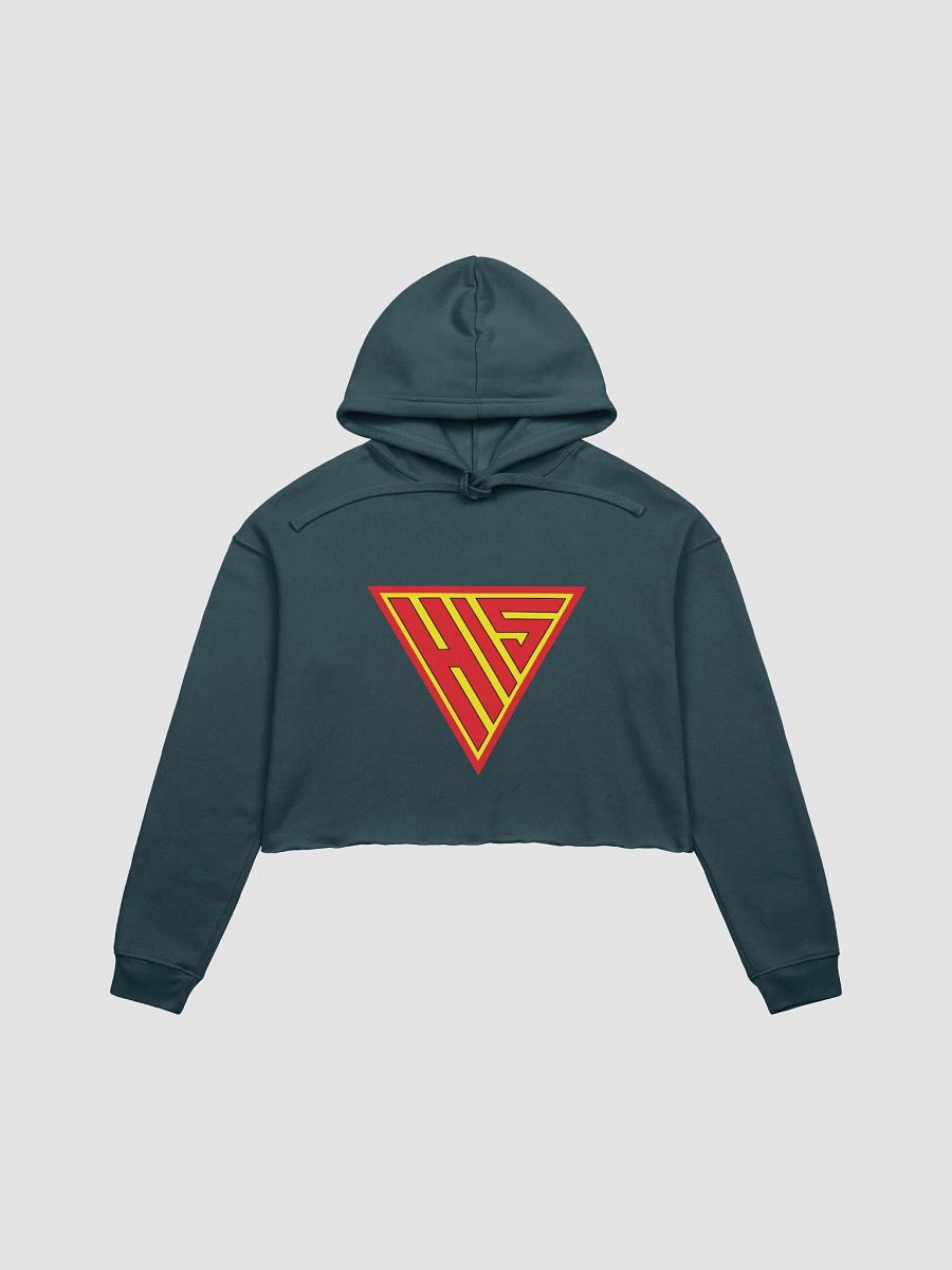 SUPER HEYIMSTEVE EMBLEM CROP HOODIE product image (1)