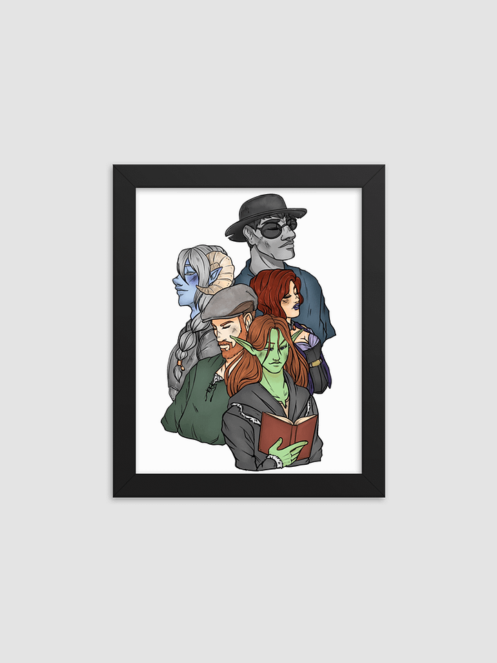 [ DiceandAutism] Enhanced Matte Paper Framed Poster (in) product image (1)