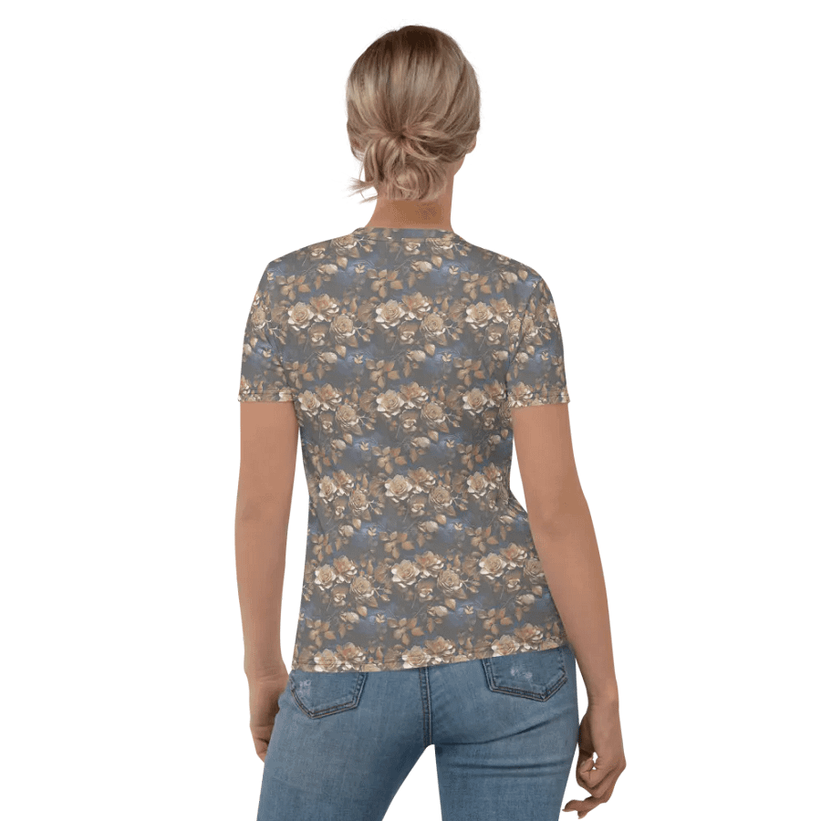 Funny Mom Floral All Over Print T-shirt product image (11)