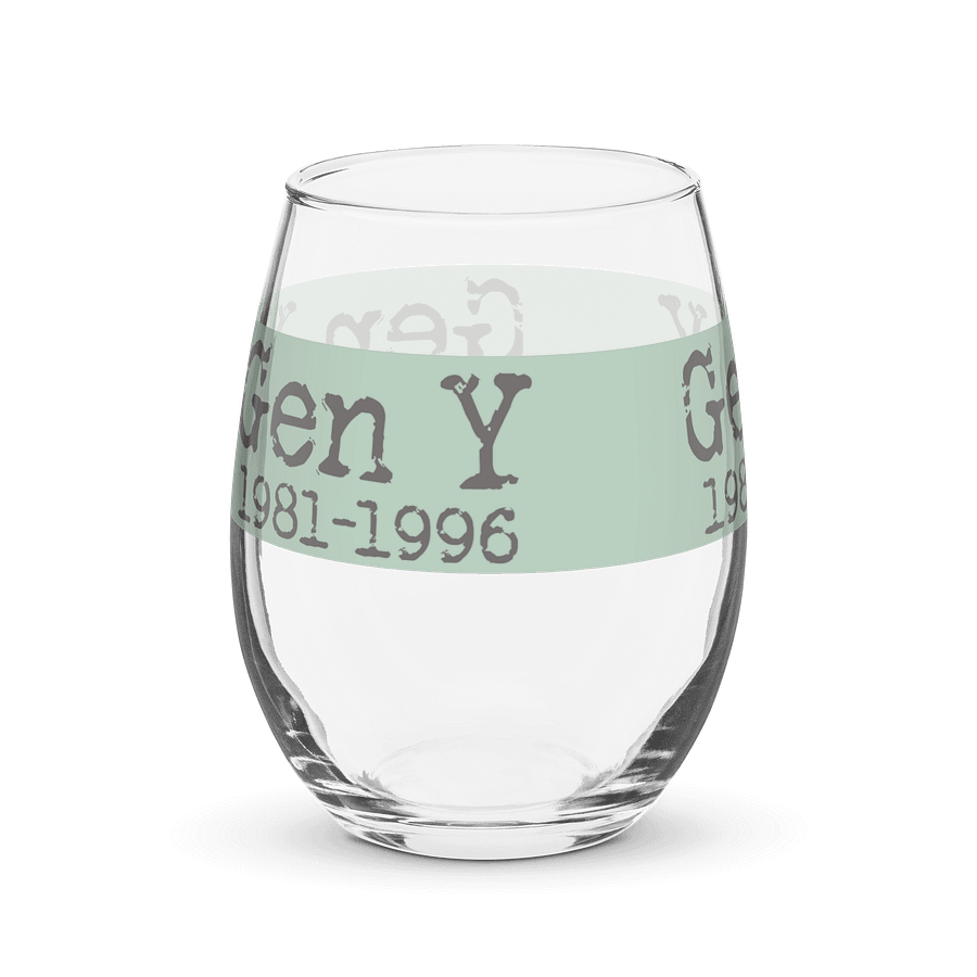 Gen Y 1981-1996 Stemless Wine Glass product image (4)