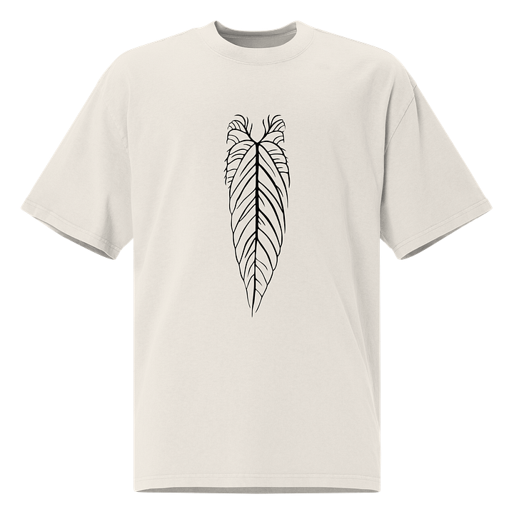 ANTHURIUM WAROCQUEANUM SKELETON - Oversized Faded T-Shirt product image (1)