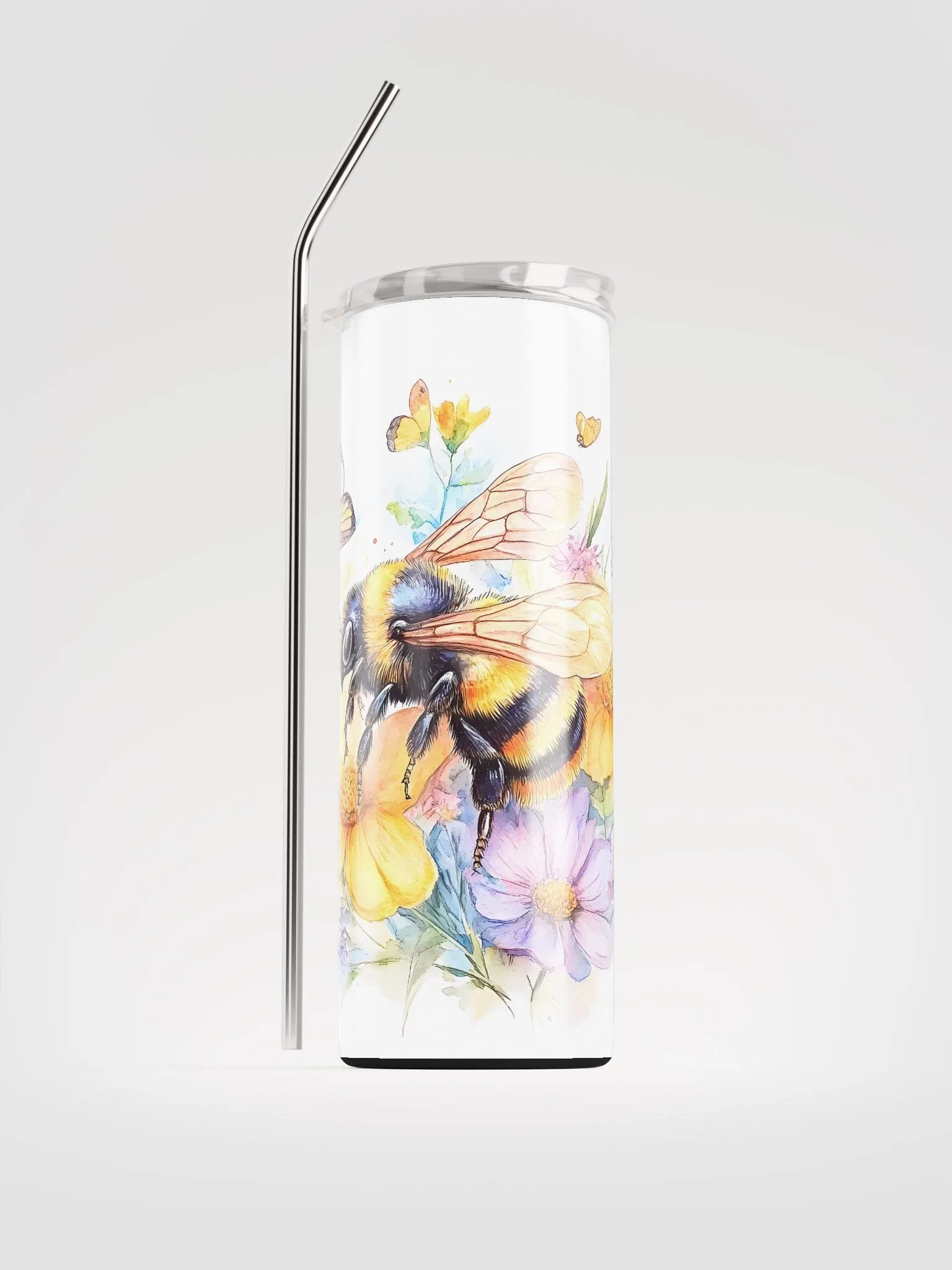 Buzzing Blooms Stainless Steel Tumbler product image (2)