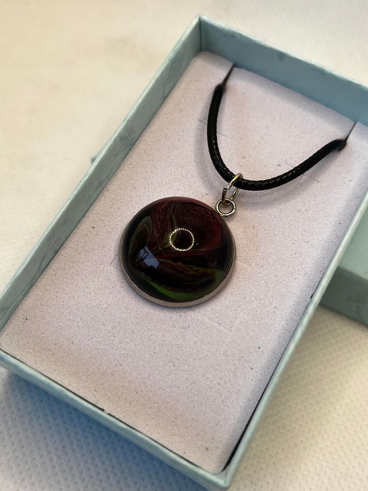 Resin Circle Necklace - 15mm product image (2)