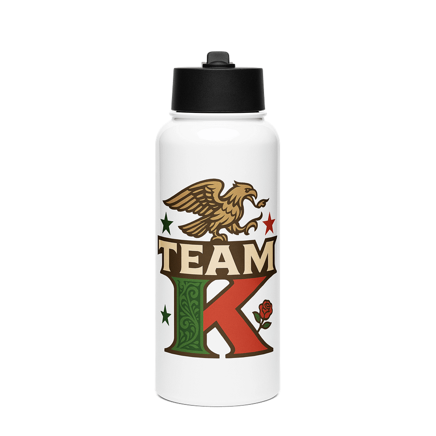 Team K Mexico Stainless Steel Water Bottle with a Straw Lid product image (1)