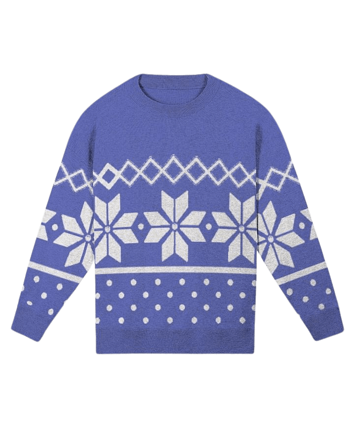 Snowy Knitted Relaxed Sweater 1/2 product image (1)