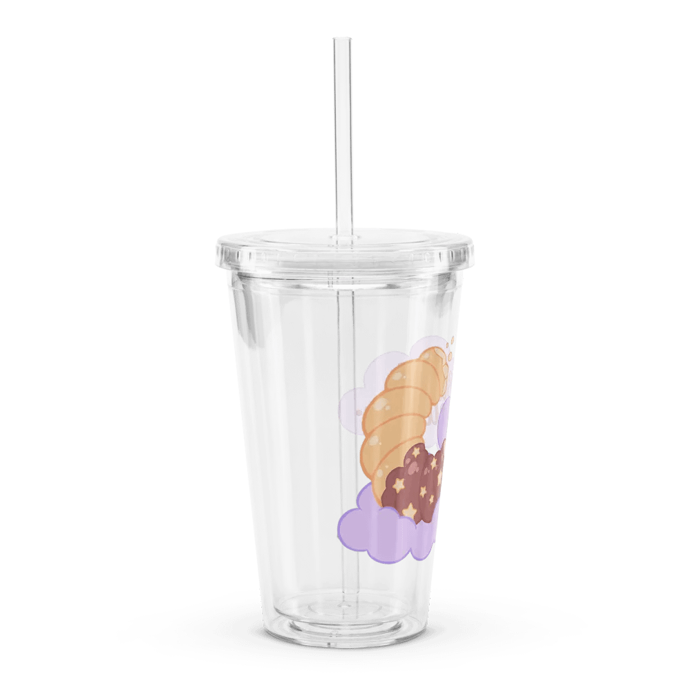 ꒰ ☆ Cinnaminnie's PJs ☆ ꒱ Clear Plastic Tumbler product image (3)