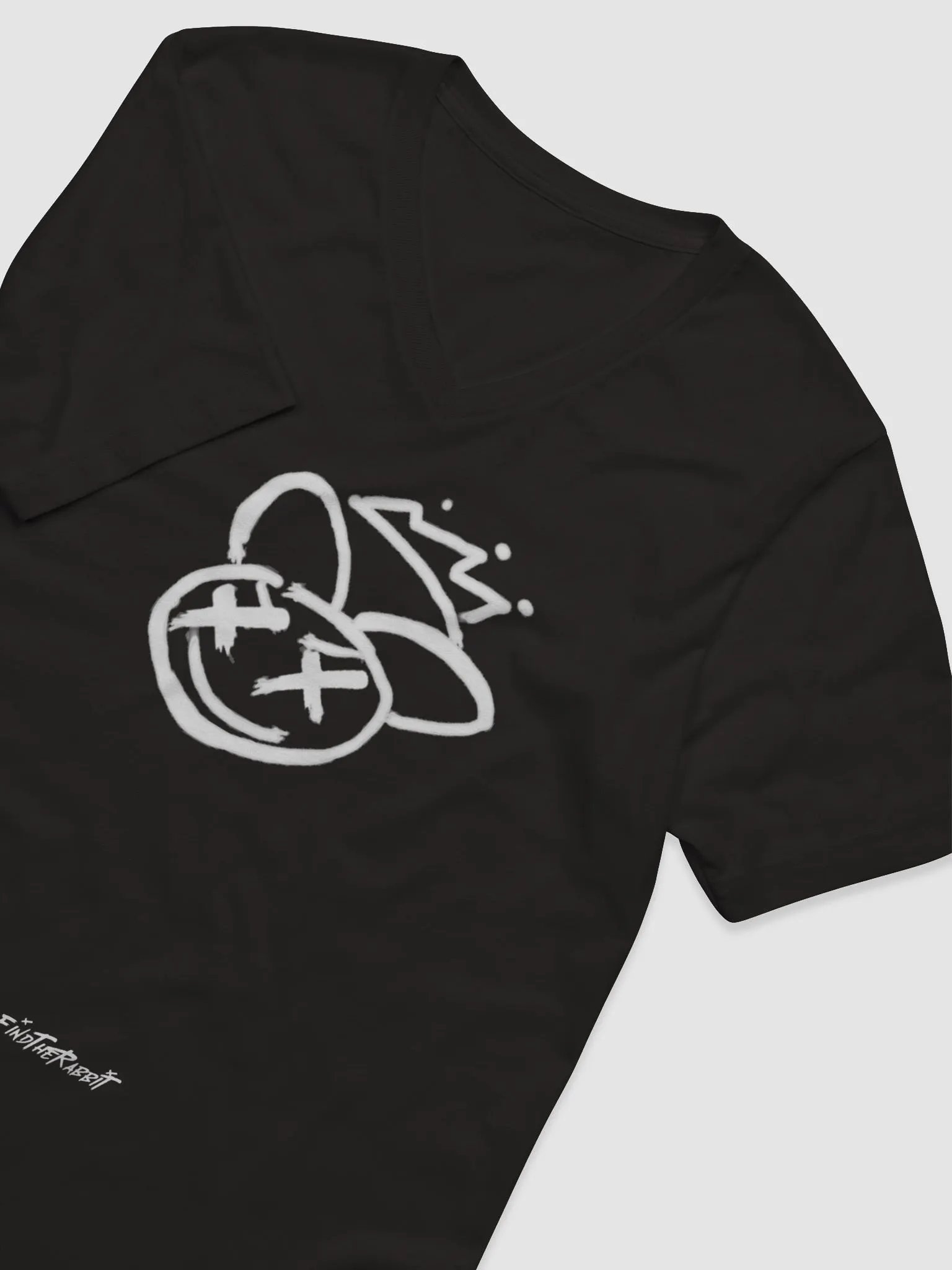 Find the Rabbit - CROWNED BUN Logo Short Sleeved V-Neck Tee product image (2)