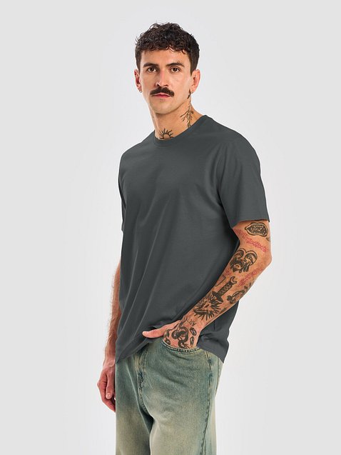 Photo showing Stanley/Stella Unisex Organic Ribbed Neck T-Shirt