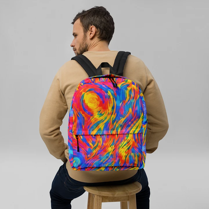 Digital Rainbow Pixels Flow - Backpack product image (2)