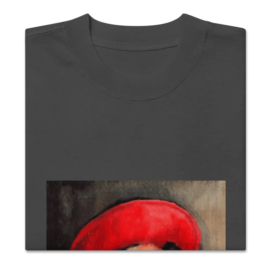 The Dog Poppy - dogPXL Artistic series Oversized Faded T-Shirt product image (3)