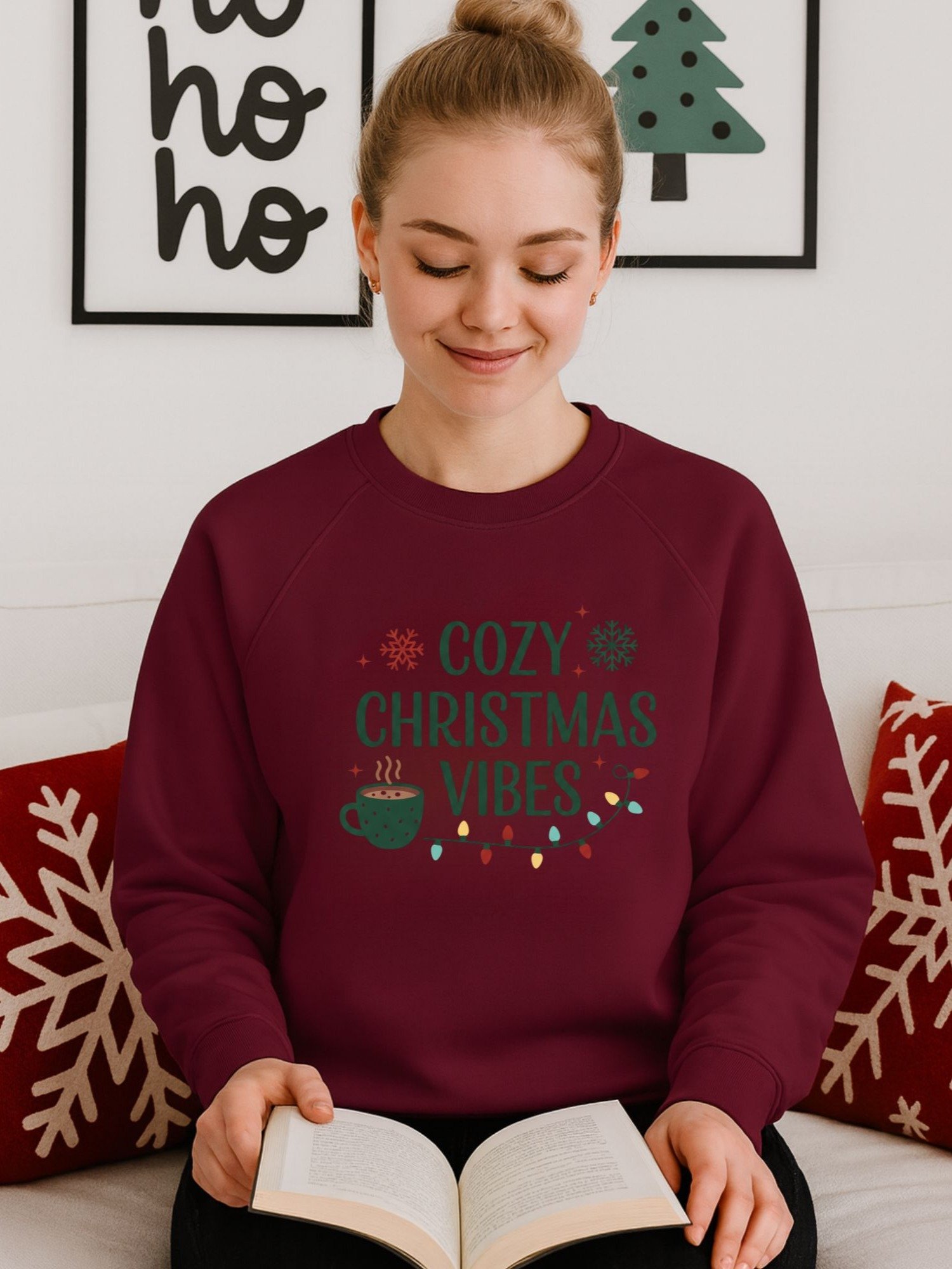 COZY CHRISTMAS VIBES Sweater product image (2)