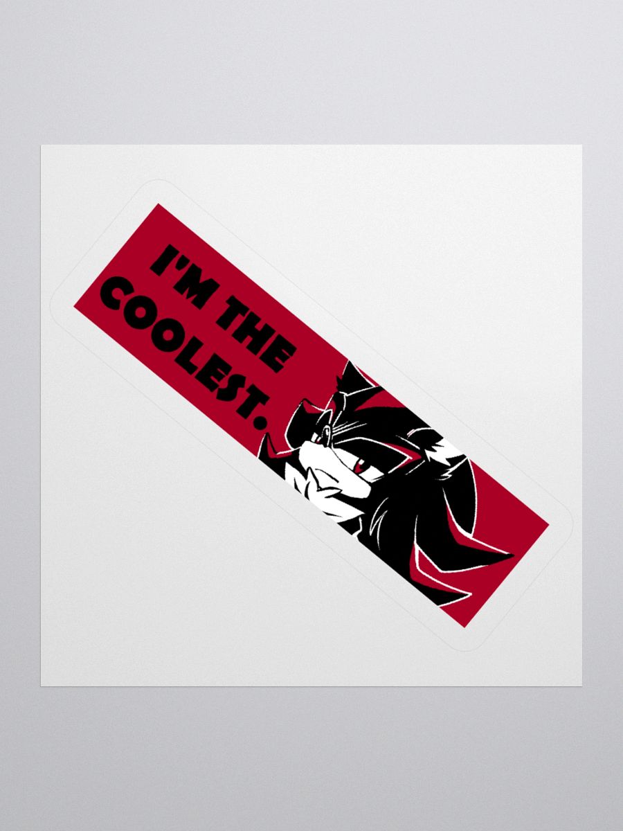 The Coolest Kiss Cut Sticker product image (1)
