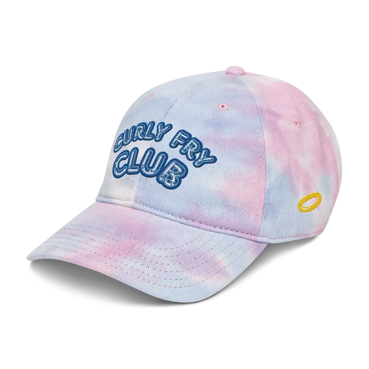CURLY FRY CLUB tie-dye dad hat product image (1)