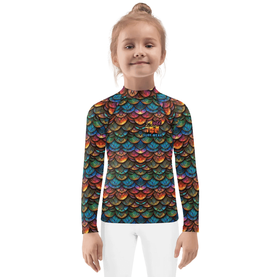 Wild Dragon Scale Kids Rash Guard #3 product image (3)