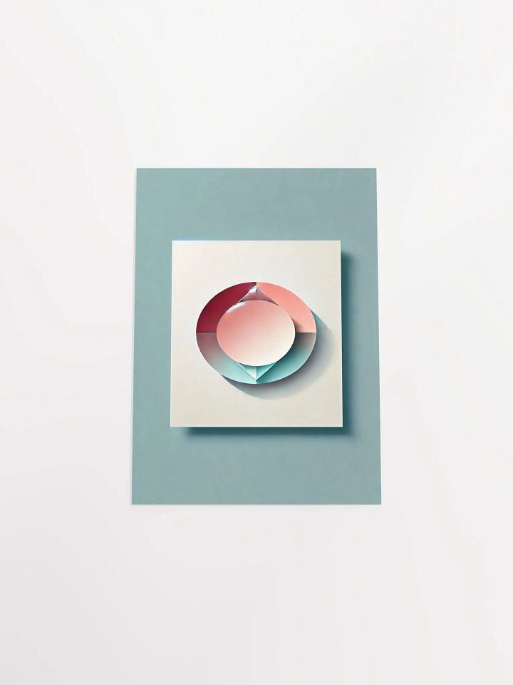 Dimensional Circles Enhanced Matte Poster product image (2)