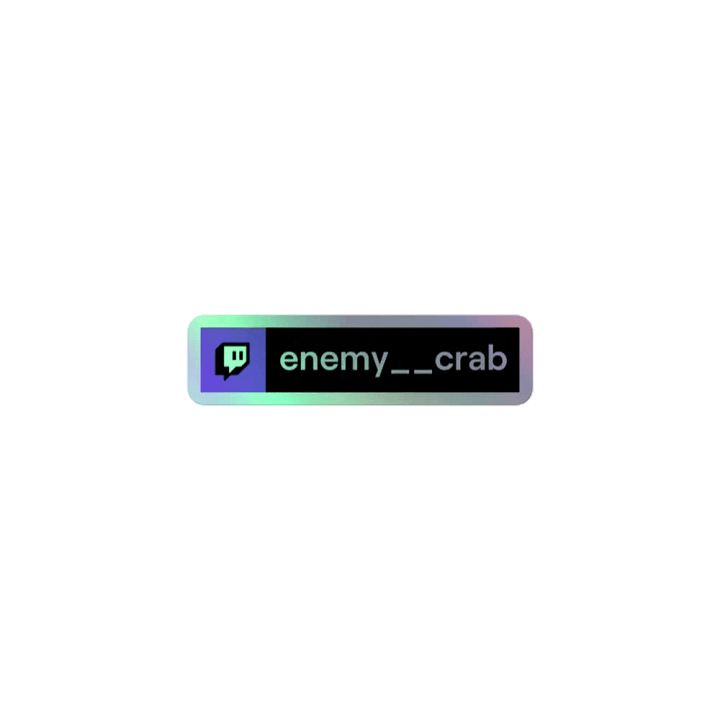 Enemy__Crab Twitch Sticker product image (1)