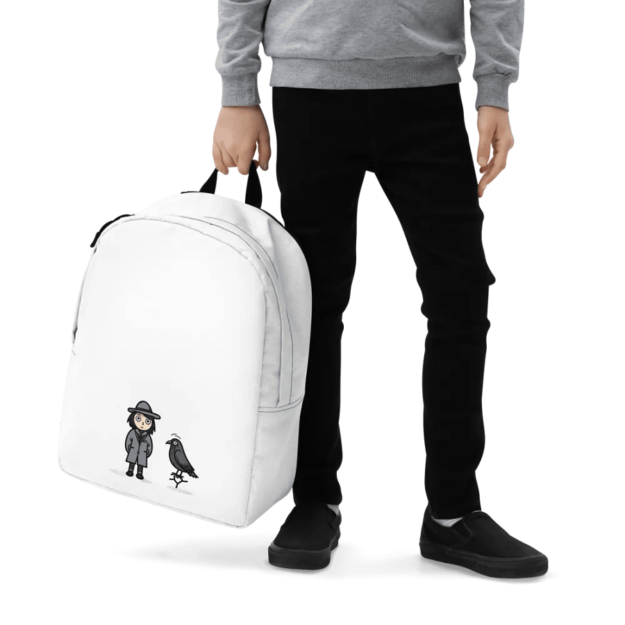 🎒 Crow Man & Companion Minimalist Backpack 🌟 product image (6)