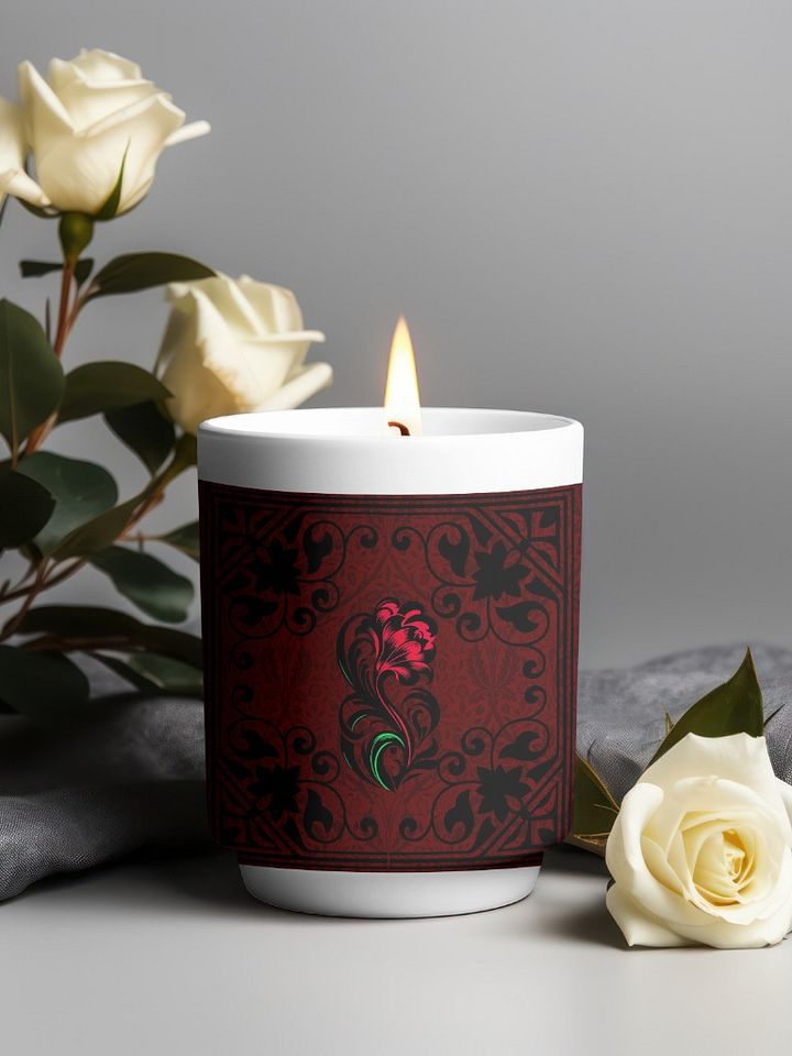 Crimson Paisley Wax Candle product image (1)