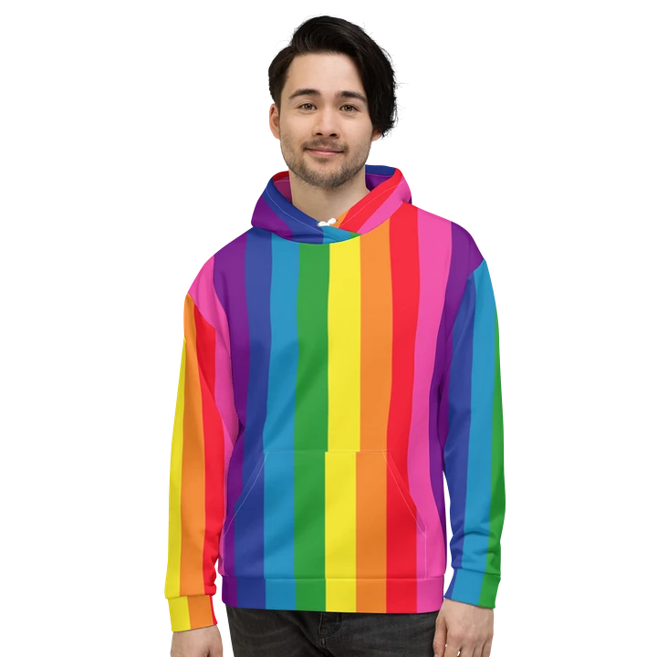 1978 Rainbow Pride Flag = 8-Color - All-Over Print Hoodie product image (2)