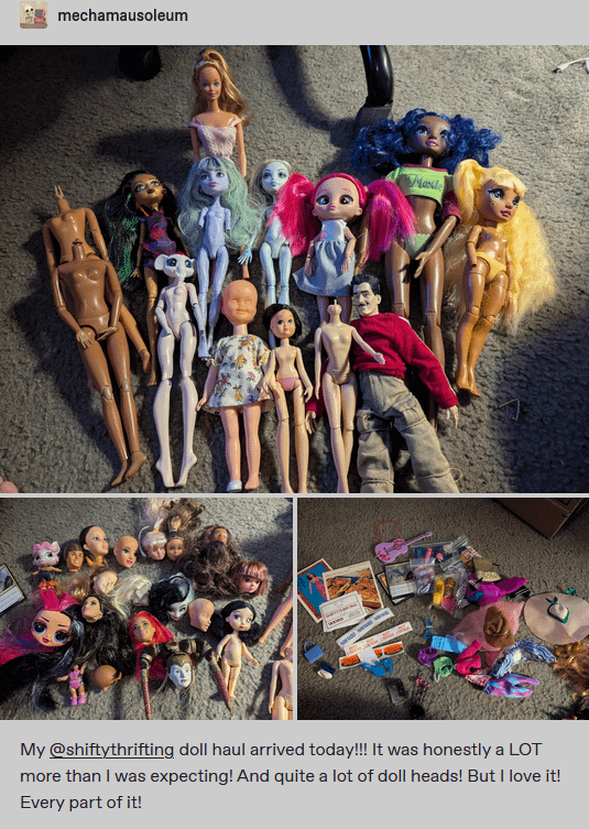 LARGE Doll Parts Box product image (3)