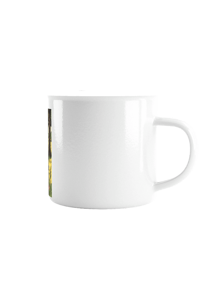 Gotcha! Playful Child – Whimsical Forest Enamel Mug product image (1)