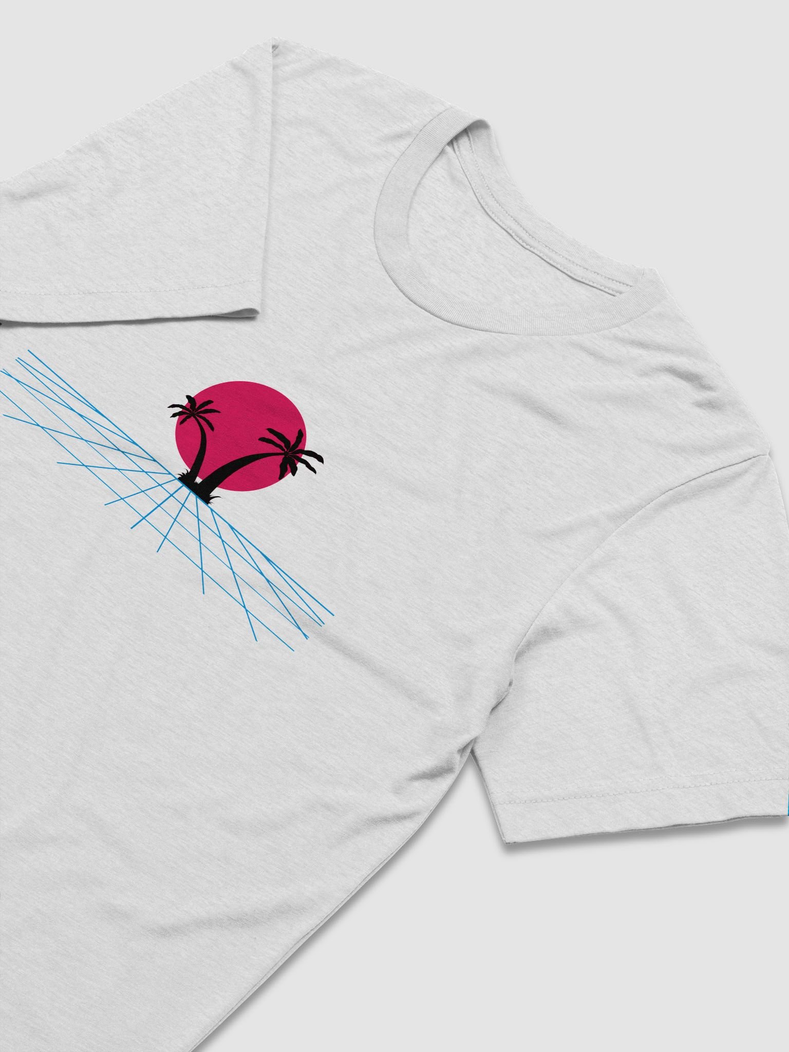 Retro-Futuristic Palm Tree Paradise T-Shirt product image (3)