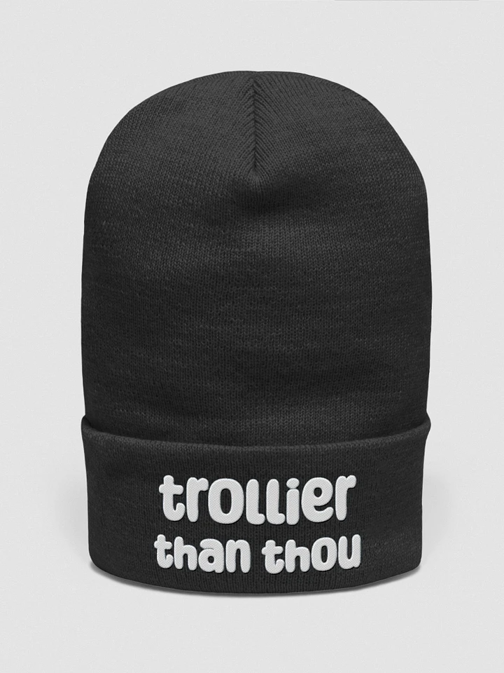 Trollier Than Thou Beanie - dark colours product image (5)