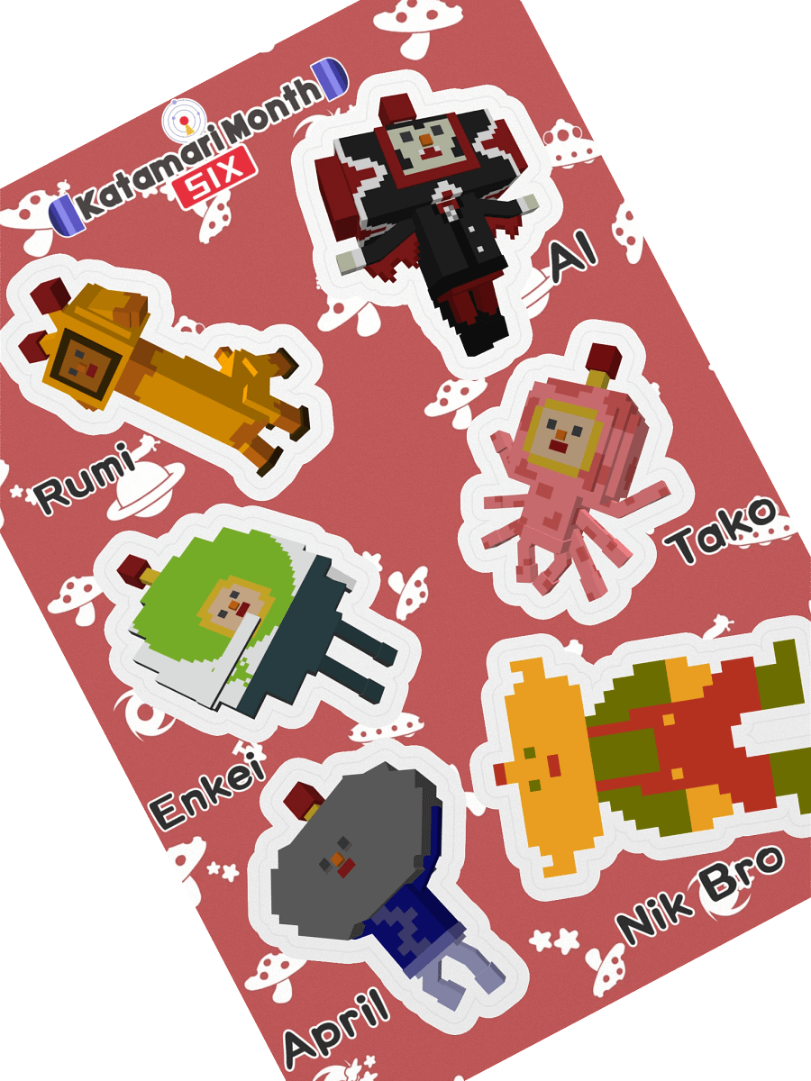 KDM6 OC Cousin Sticker Sheet #2 product image (1)