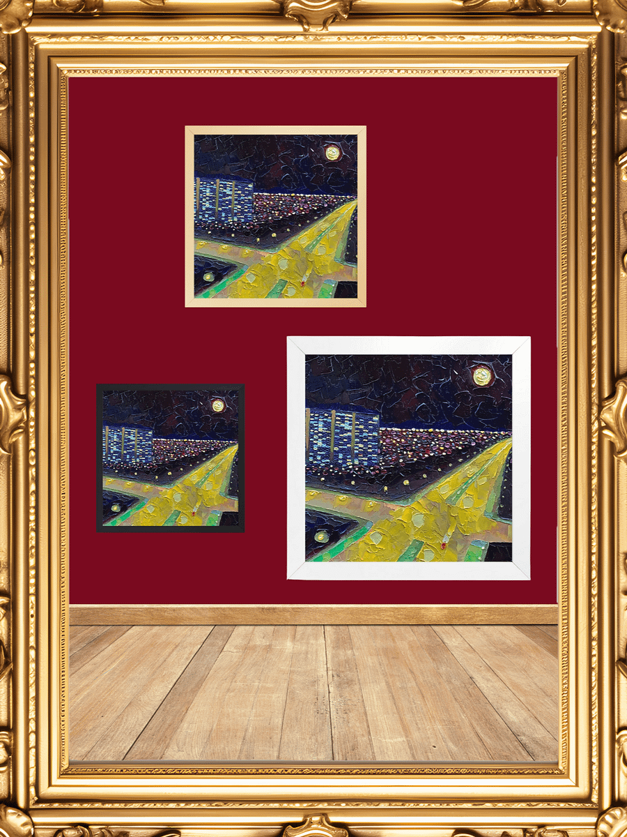 The Vein Of The City Framed Print product image (2)