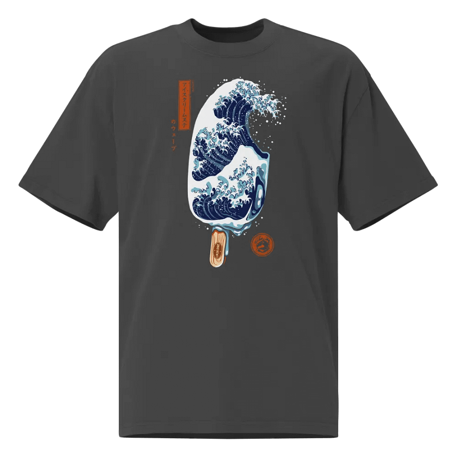 Great Wave Ice Cream - Oversized Tee product image (1)