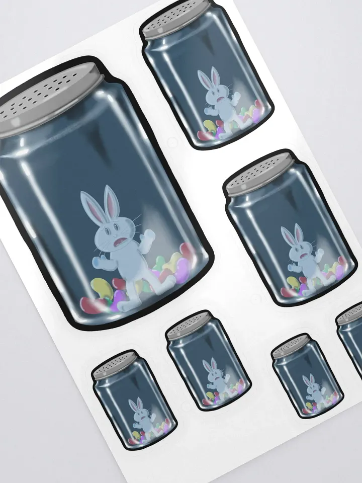 Bunny in Jar 7Stickers product image (1)