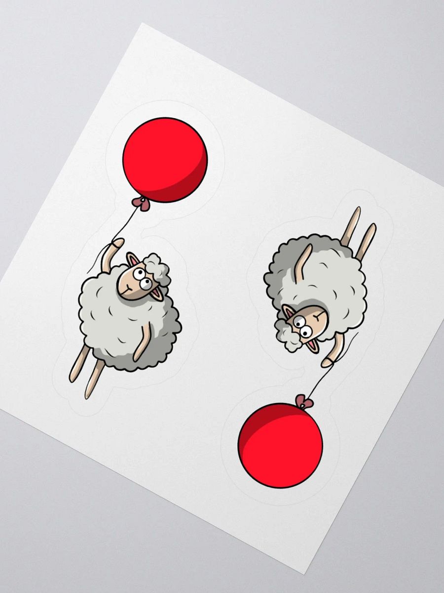 Reaching for the Sky Sheep Sticker product image (2)