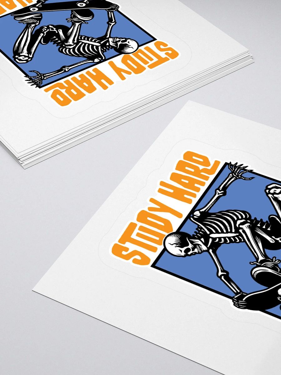 Study Hard Skate Harder – The Ultimate Skater Sticker product image (11)
