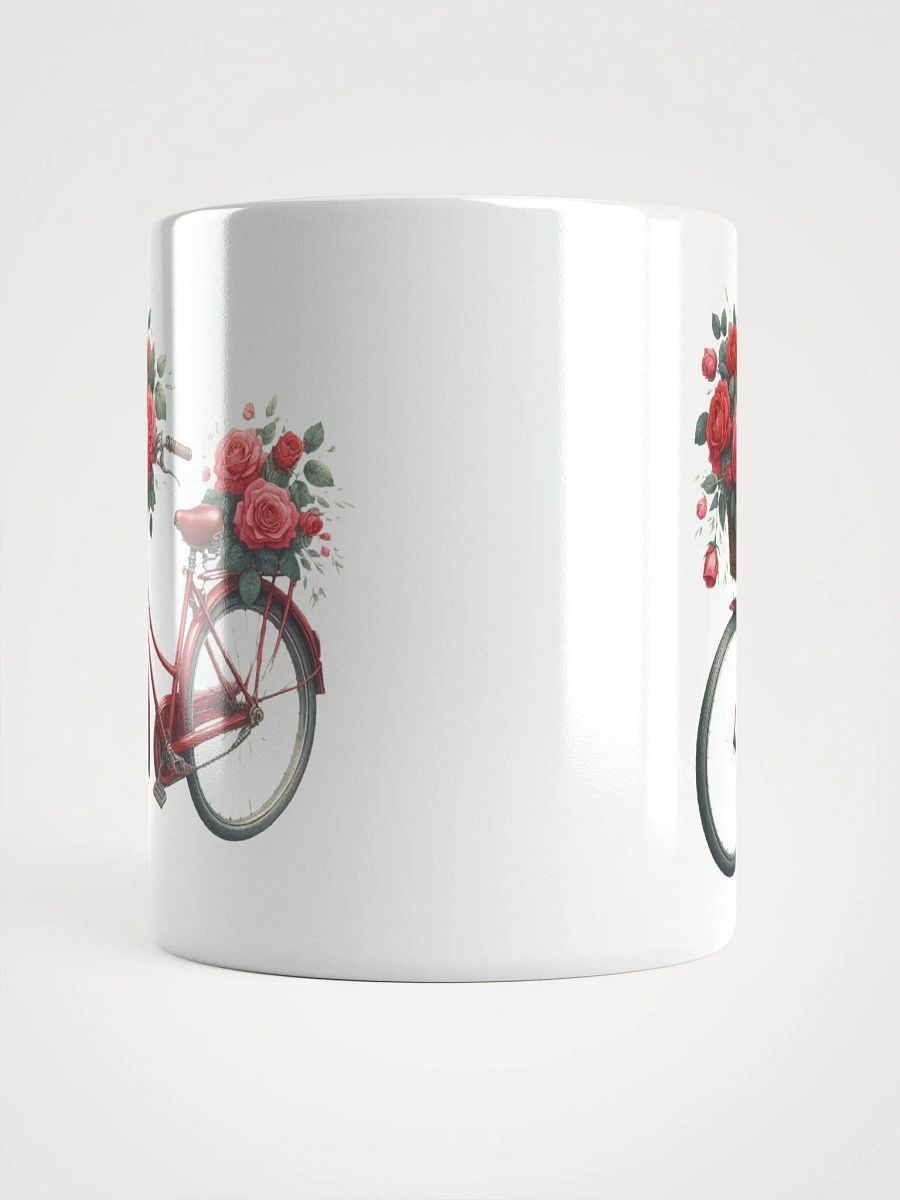 Roses & Bicycles White Mug product image (5)