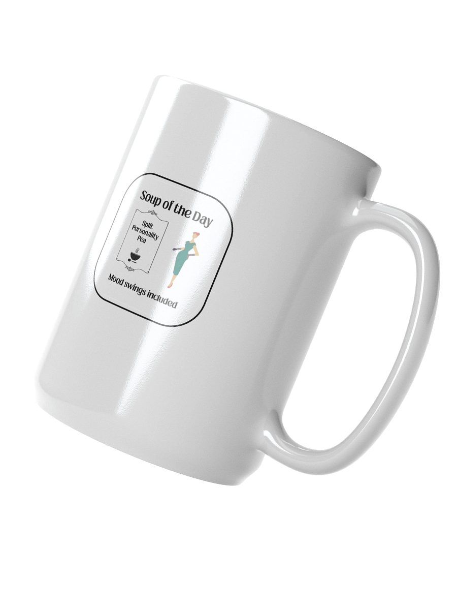 Soup of the Day: Split Personality Pea | Funny Mood Swings Mug product image (2)
