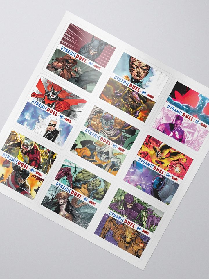 Dynamic Duel Episode Cover Stickers - Series 13 product image (2)