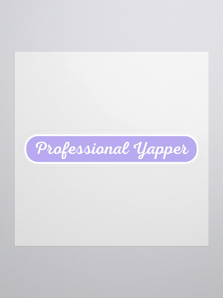 Professional Yapper Sticker - Lilac product image (2)