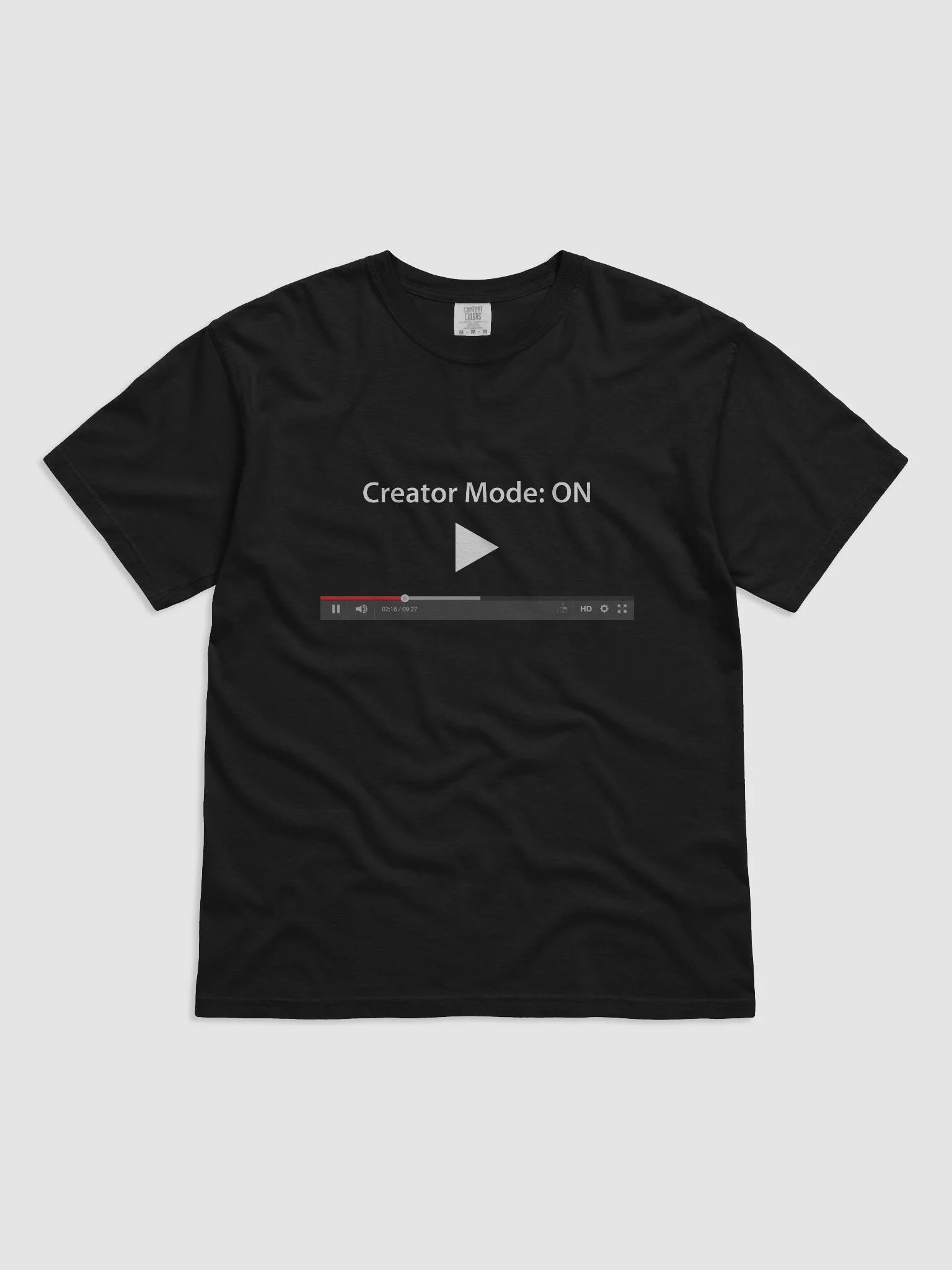 creator-mode-on-youtube-tshirt product image (1)