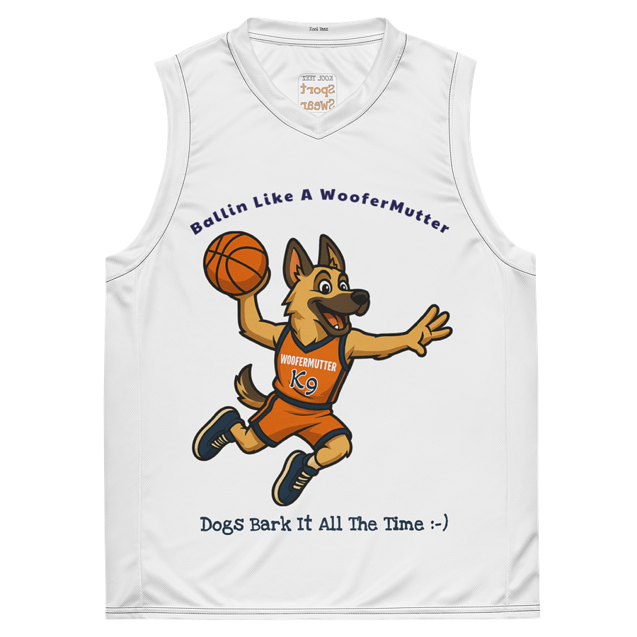 German Shepard Unisex Basketball Jersey product image (1)