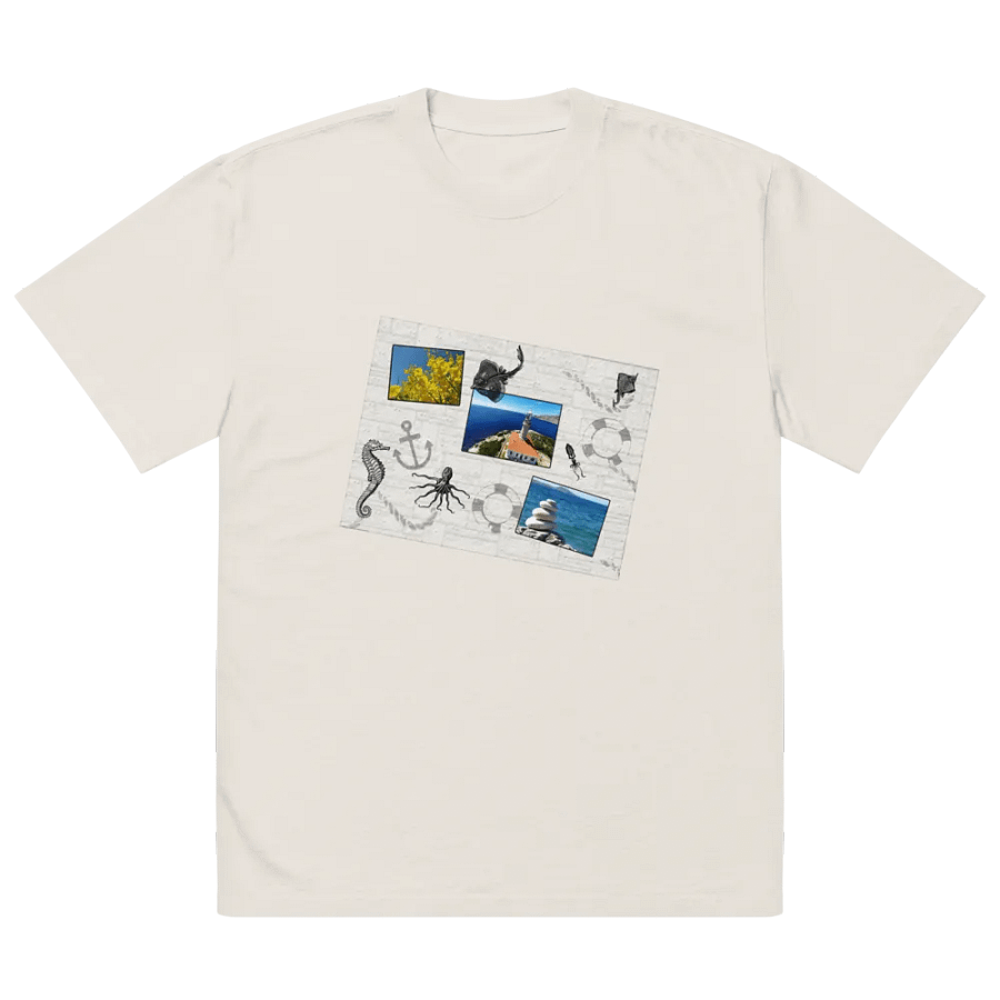 T-shirt with sea style product image (2)