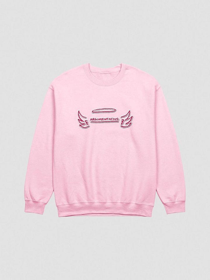 ANGELIC (lg. pink bubble design) embroidered crewneck product image (13)