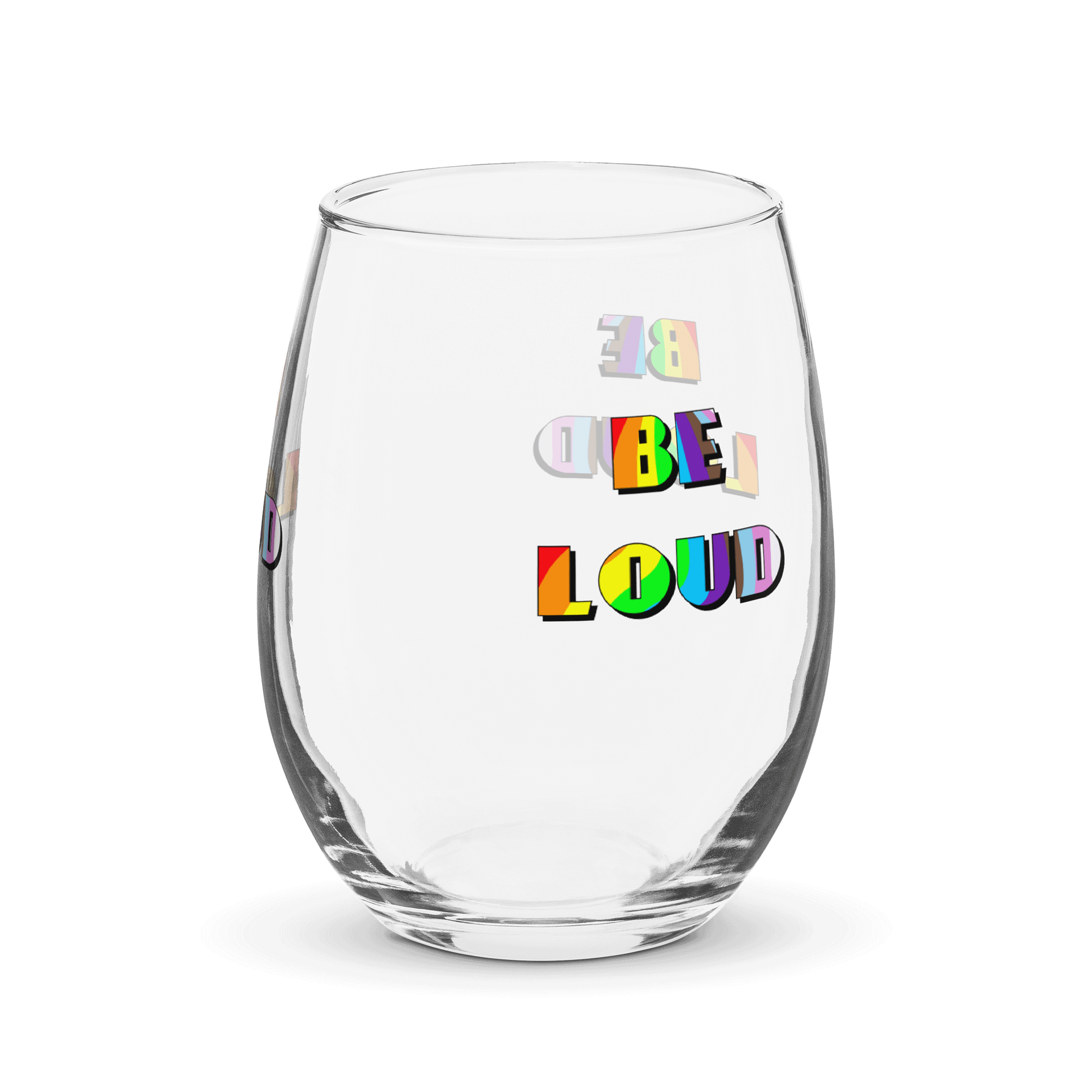 Be Loud Wine Glass product image (3)